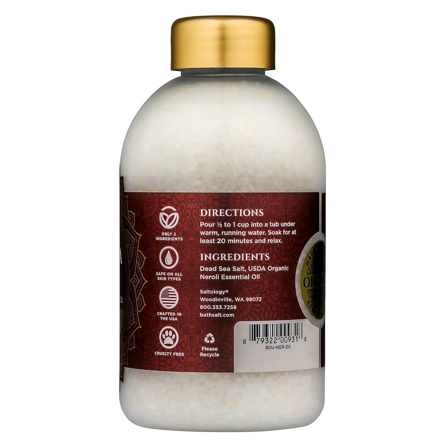 Neroli Dead Sea Bath Salt 21oz
